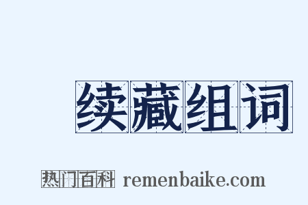 卍续藏组词是什么意思的图片